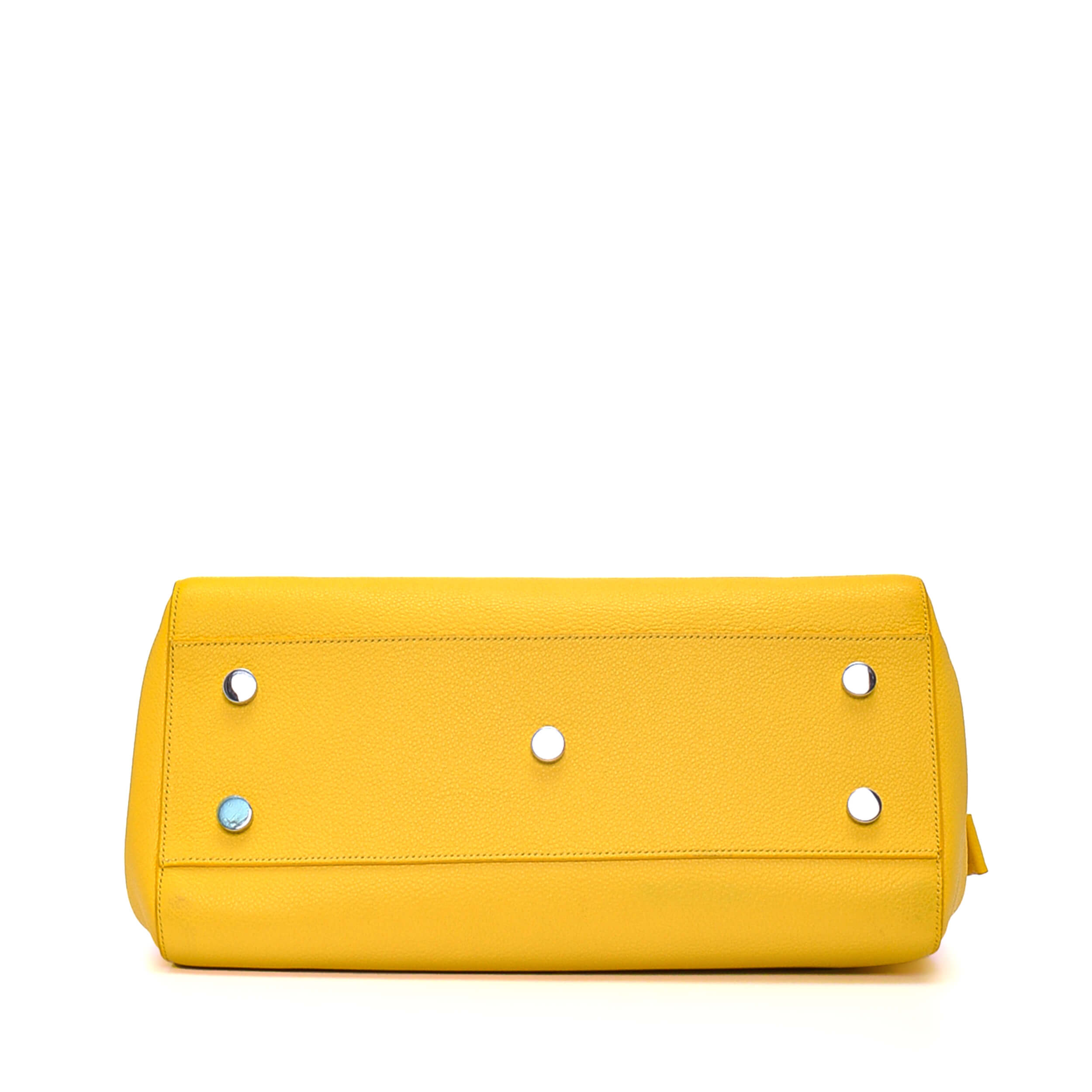 Yves Saint Laurent - Yellow Leather Leather Top Handle Bag